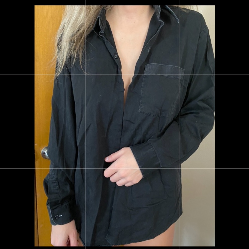 BLACK DRESS SHIRT